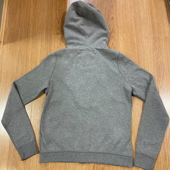 VINTAGE 2000s Y2K ABERCROMBIE GREY SEQUIN HOODIE - Picture 13 of 15